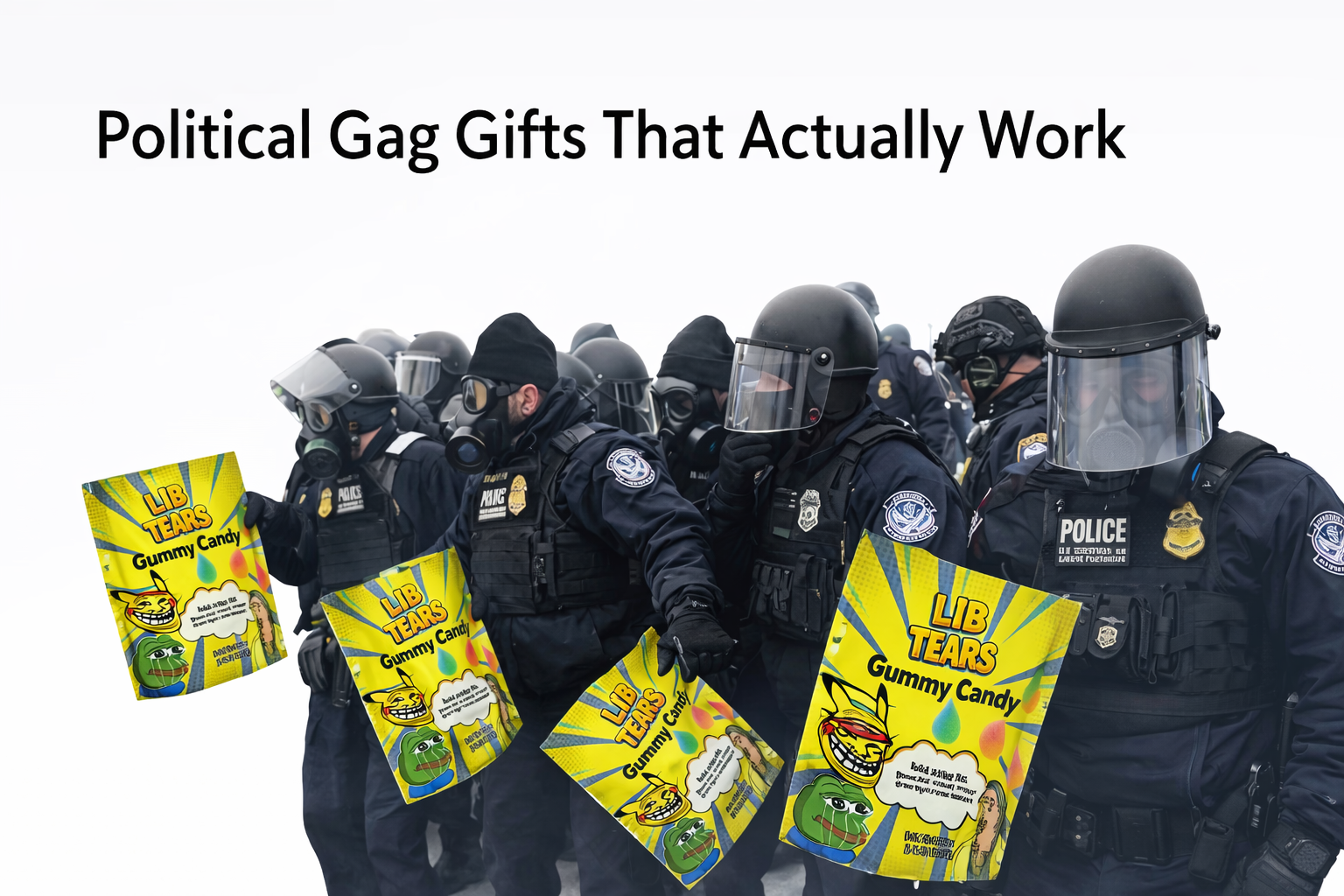 Funny political gifts suitable for parties and group events